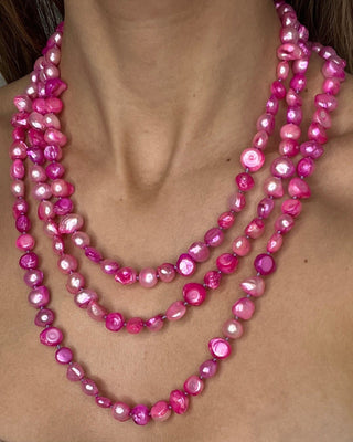 Cultured Pearl Short Necklace - Born To Glam