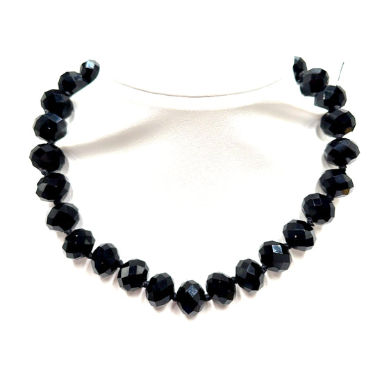 Adjustable 16mm Rondelle Short Necklace Born To Glam