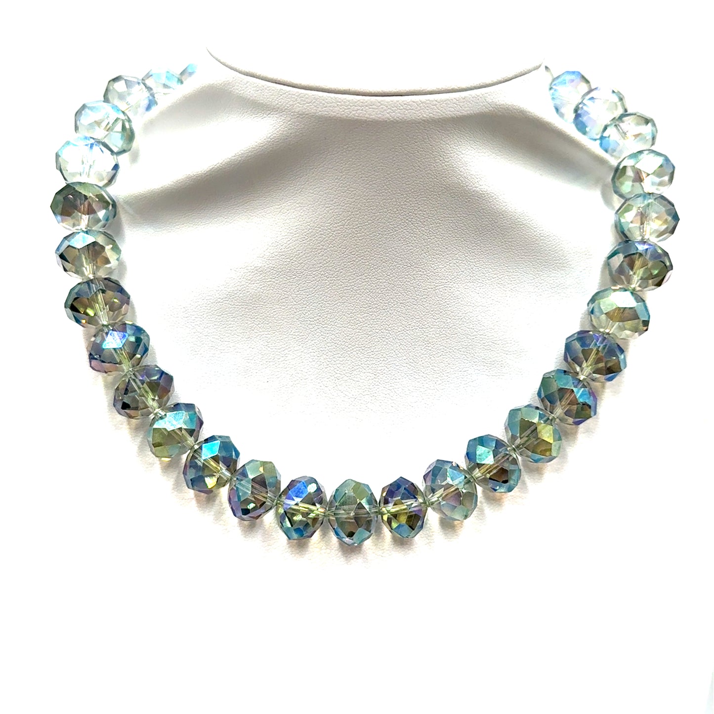 Adjustable 16mm Rondelle Short Necklace Born To Glam