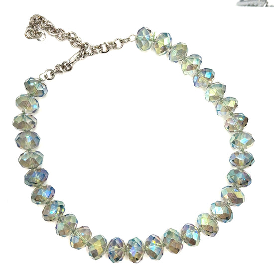 Adjustable 16mm Rondelle Short Necklace Born To Glam