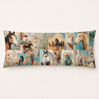 Baha Ranch Bohemian Dreams Western Body Pillow Cover Made in America - Born To Glam