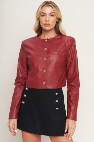 Tactical Grace Leather Jacket - Born To Glam