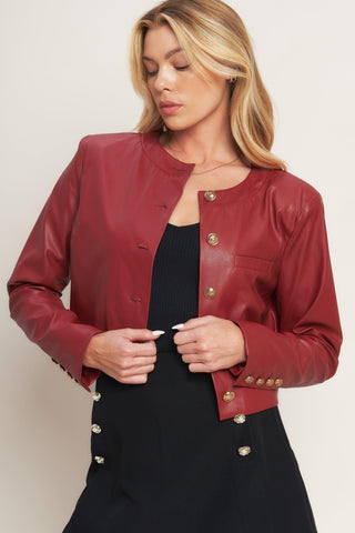 Tactical Grace Leather Jacket - Born To Glam