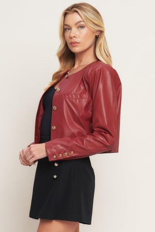 Tactical Grace Leather Jacket - Born To Glam