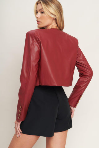 Tactical Grace Leather Jacket - Born To Glam