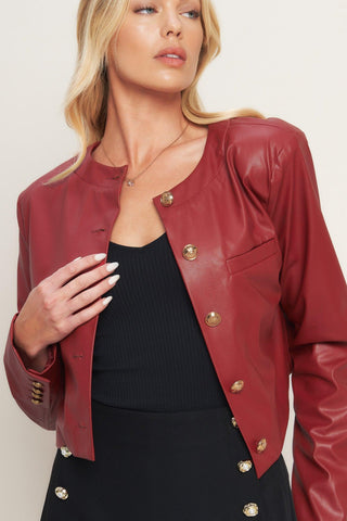 Tactical Grace Leather Jacket - Born To Glam