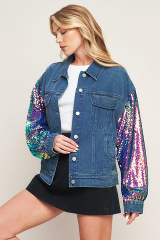 Walking the Walk Denim Jacket - Born To Glam