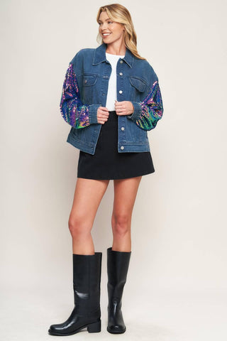 Walking the Walk Denim Jacket - Born To Glam