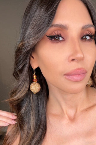 Gumball Short Statement Earring - Born To Glam