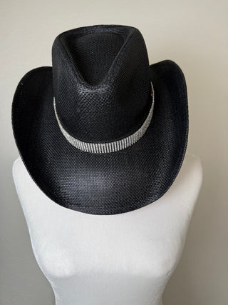 Midnight Glam Rhinestone Cowboy Hat