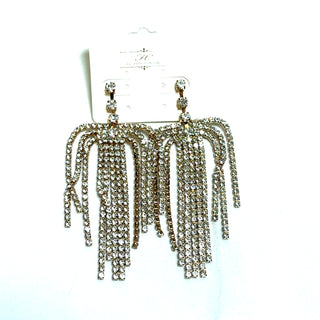 Crystal Fringe Statement Earrings