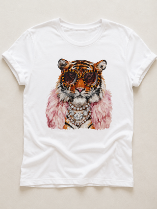 Glam Tiger Graphic Tee