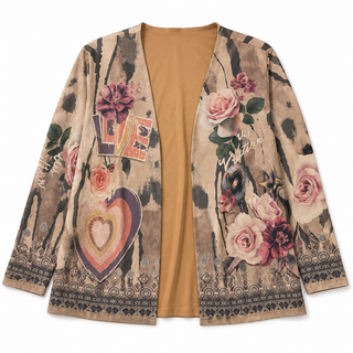 Love Floral Printed Jacket