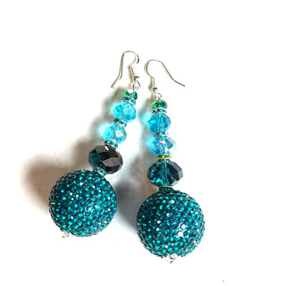 Turquoise Gumball Statement Earring - Born To Glam