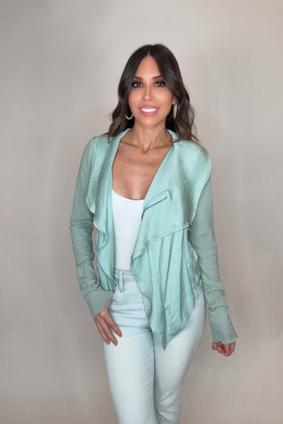 Mixed Media Moto Jacket - Born To Glam