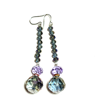 Ball & Chain Multi Color Dangle Earring - Born To Glam