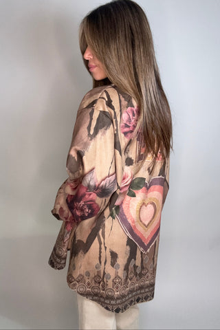 Moody Floral Cardigan Jacket - Born To Glam