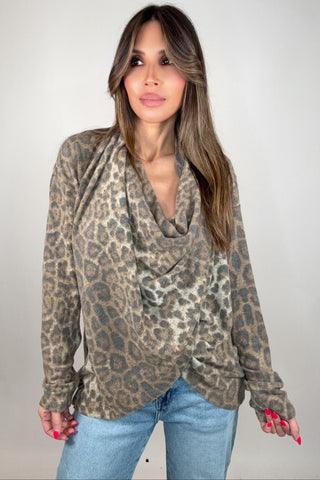 Brown Leo Multiway Shawl Cardigan - Born To Glam