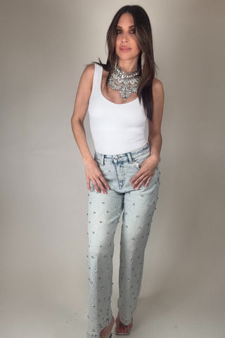 Niki Biki Clean Line Sweet Heart Tank - Born To Glam