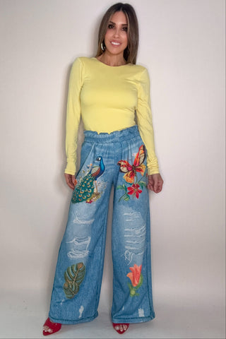 Nature's Beauty Palazzo Pants