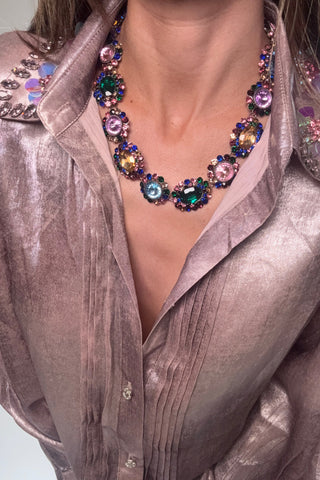 Tie Dye Rhinestones Shirts - Born To Glam