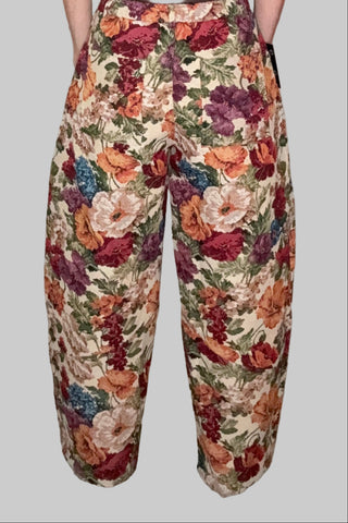 Flower Barrel Pants - Born To Glam