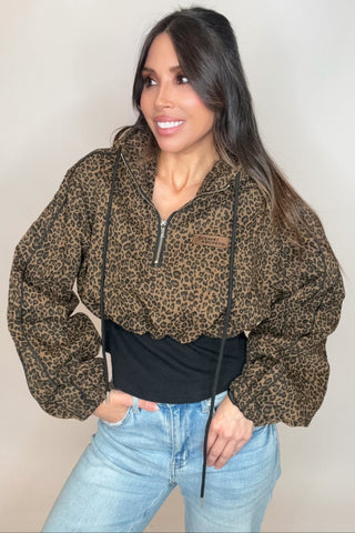 Leopard Print Hoodie - Born To Glam