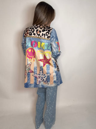 Amore Star One Size Cardigan