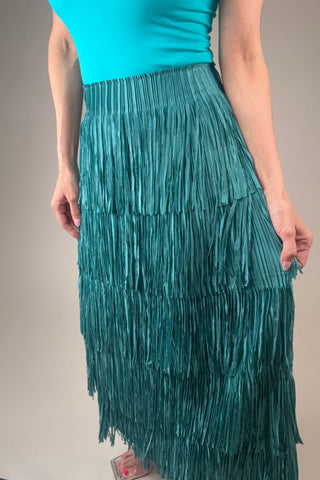 Fringe Maxi Skirt - Born To Glam