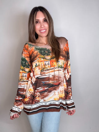 Italian Coast Knit Top