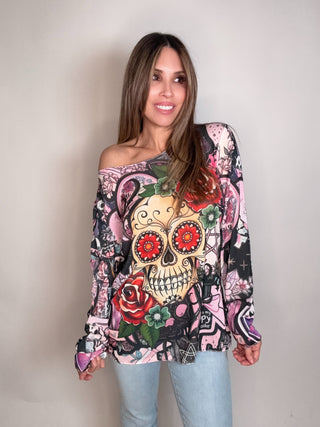 Till Death Will You Party Knit Top
