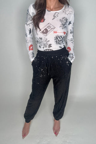 Rock N Roll Mesh Top - Born To Glam