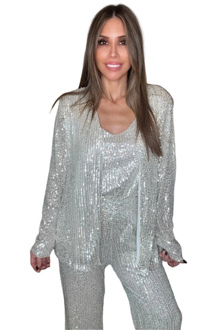 Shine All Night Sequin Blazer - Born To Glam