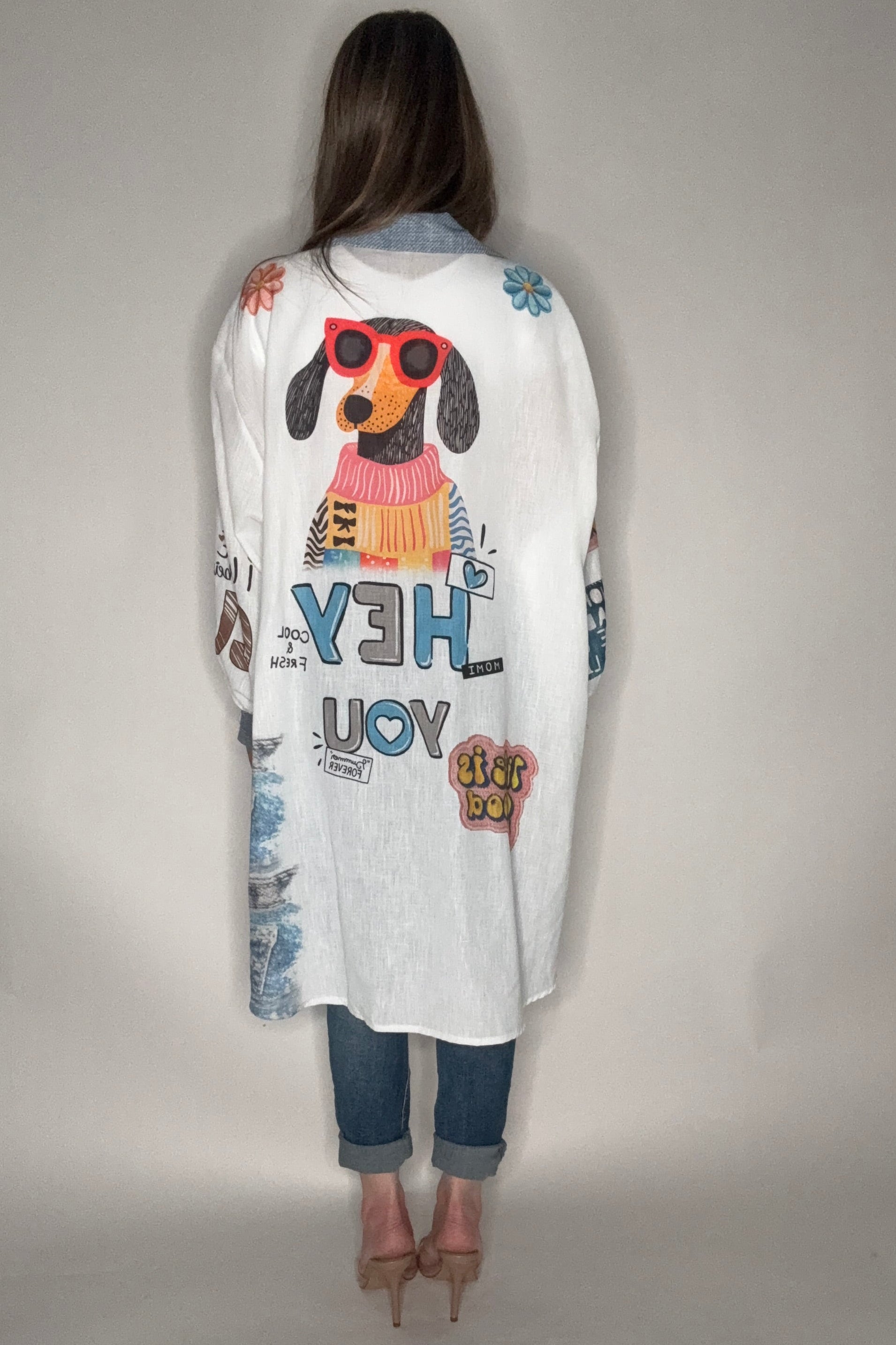 life is good t shirt dress Life is Good Dress Women M T-Shirt Dress Tunic Knit Blue Long Sleeve Embroidered