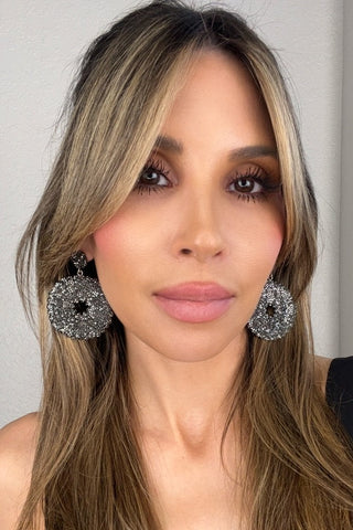 Crystal Start Sterling Silver Statement Earring - Born To Glam