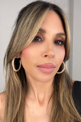 Crystal 925 Sterling Silver Hoops - Born To Glam