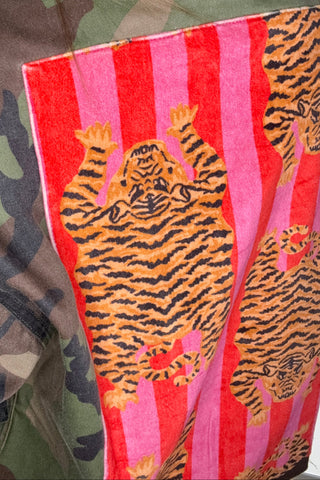 Camo & Tiger Print Cropped Jacket - Born To Glam