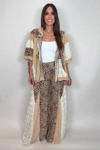 Leopard Pattern Lace Pants - Born To Glam