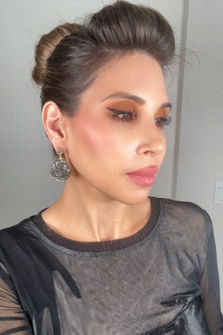 Oval Teardrop Crystal 925 Sterling Silver Drop Earring - Born To Glam