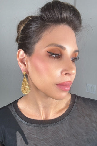 Teardrop 925 Sterling Silver Drop Earrings - Born To Glam