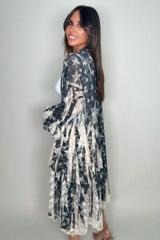 Star Lace Cardigan - Born To Glam
