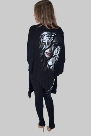 Phantom Cardigan One Size Top - Born To Glam