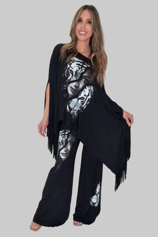 Phantom Fringe One Size Top - Born To Glam