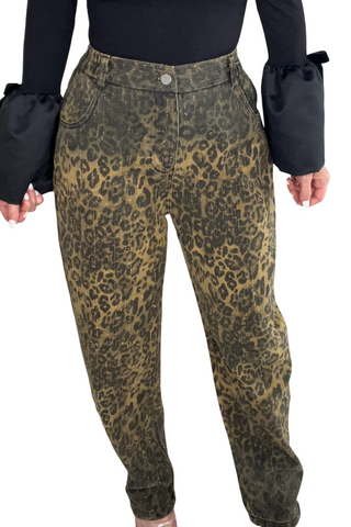 Leopard Print Jeans - Born To Glam