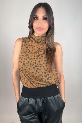 Wild Grace Cowl Blouse - Born To Glam