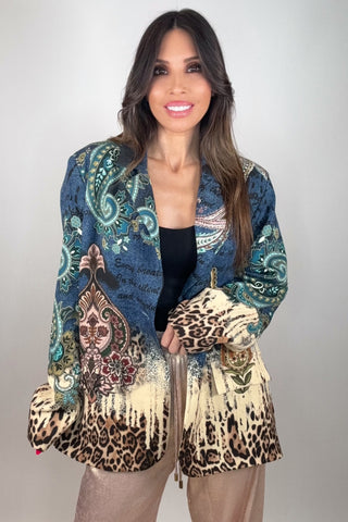 Paisley Vice Blazer - Born To Glam