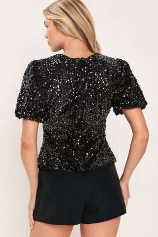After Midnight Black Statement Top - Born To Glam