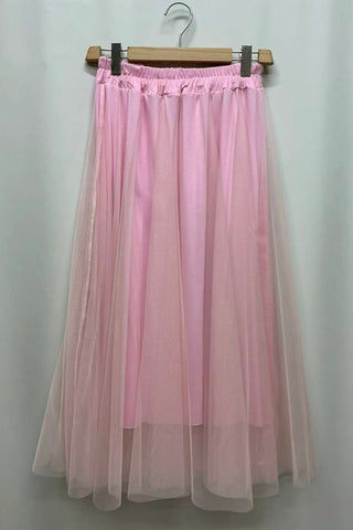 Style the Tulle Pleated Midi Skirt exclusively at Born To Glam