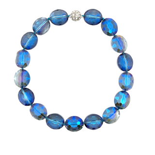 Crystal Oval Short Necklace - Born To Glam