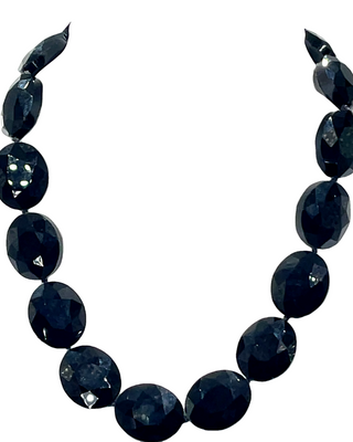 Crystal Oval Short Necklace - Born To Glam